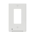 LumiCover Core Decor Nightlight Wallplate, White, Not For GFCI Outlets